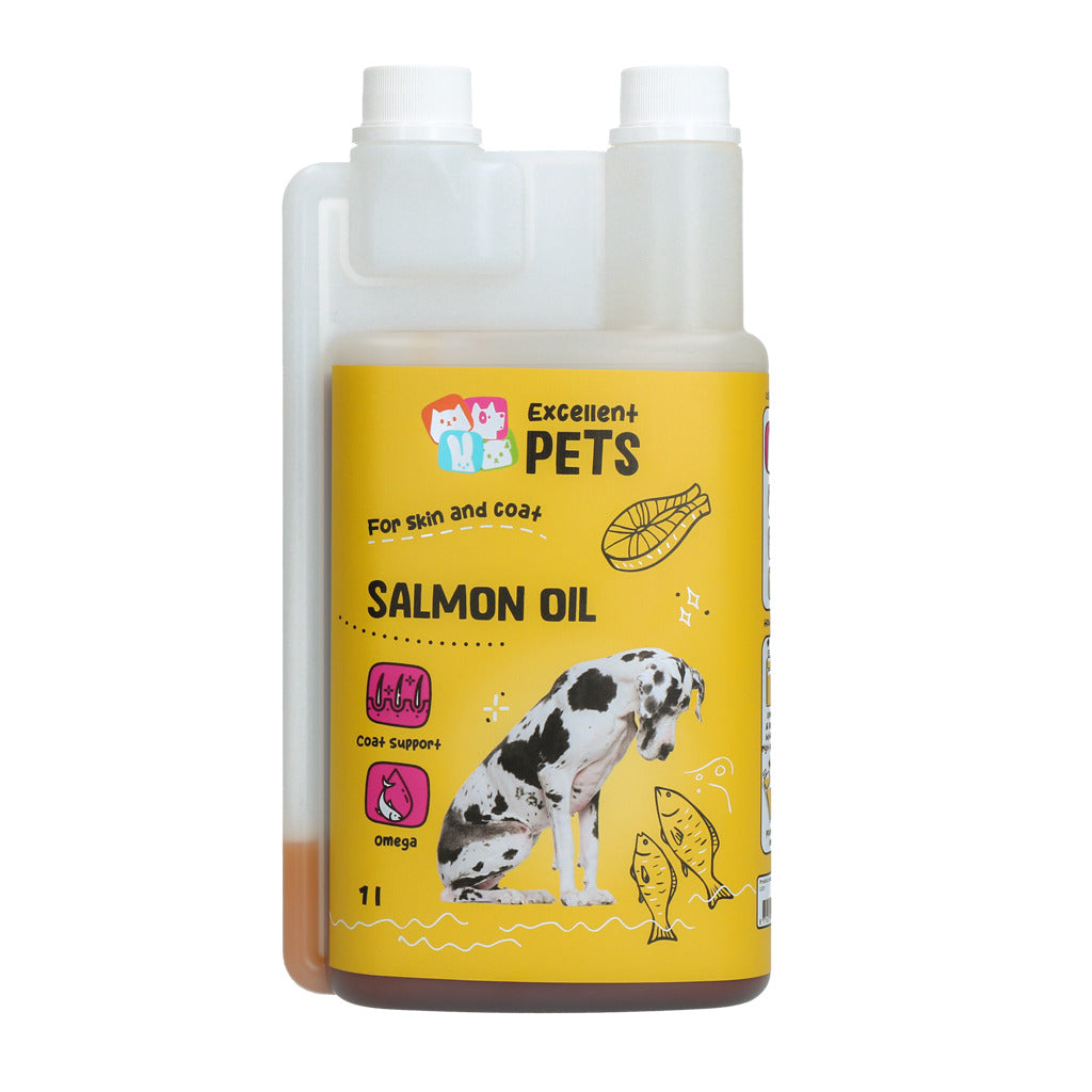 Huile de saumon pour chien Excellent Pets – Oméga 3 & 6