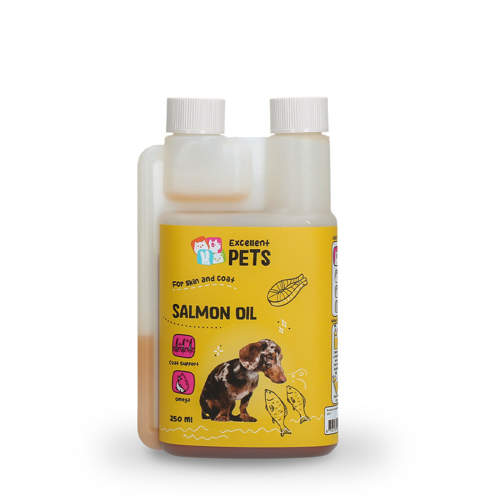 Huile de saumon pour chien Excellent Pets – Oméga 3 & 6