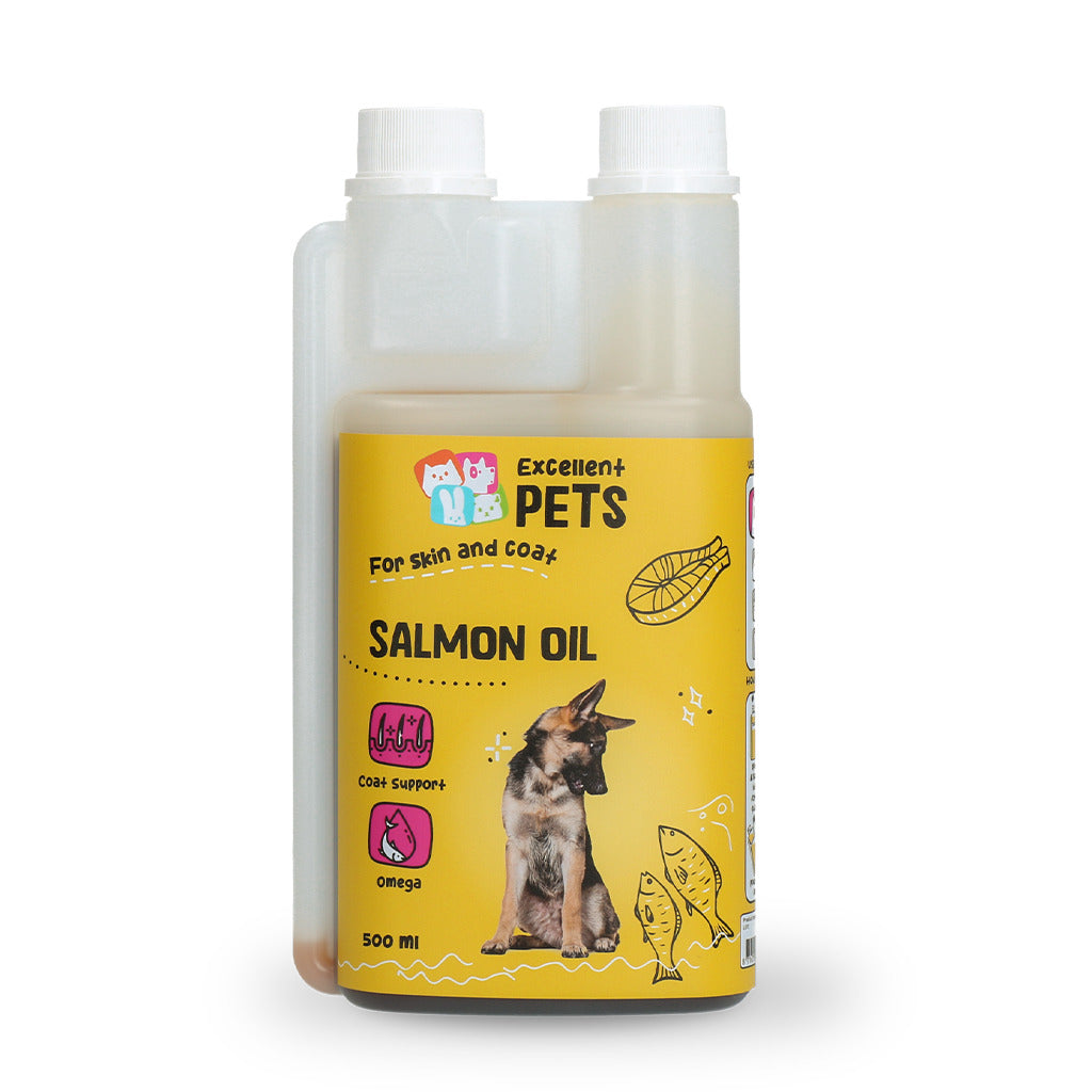 Huile de saumon pour chien Excellent Pets – Oméga 3 & 6