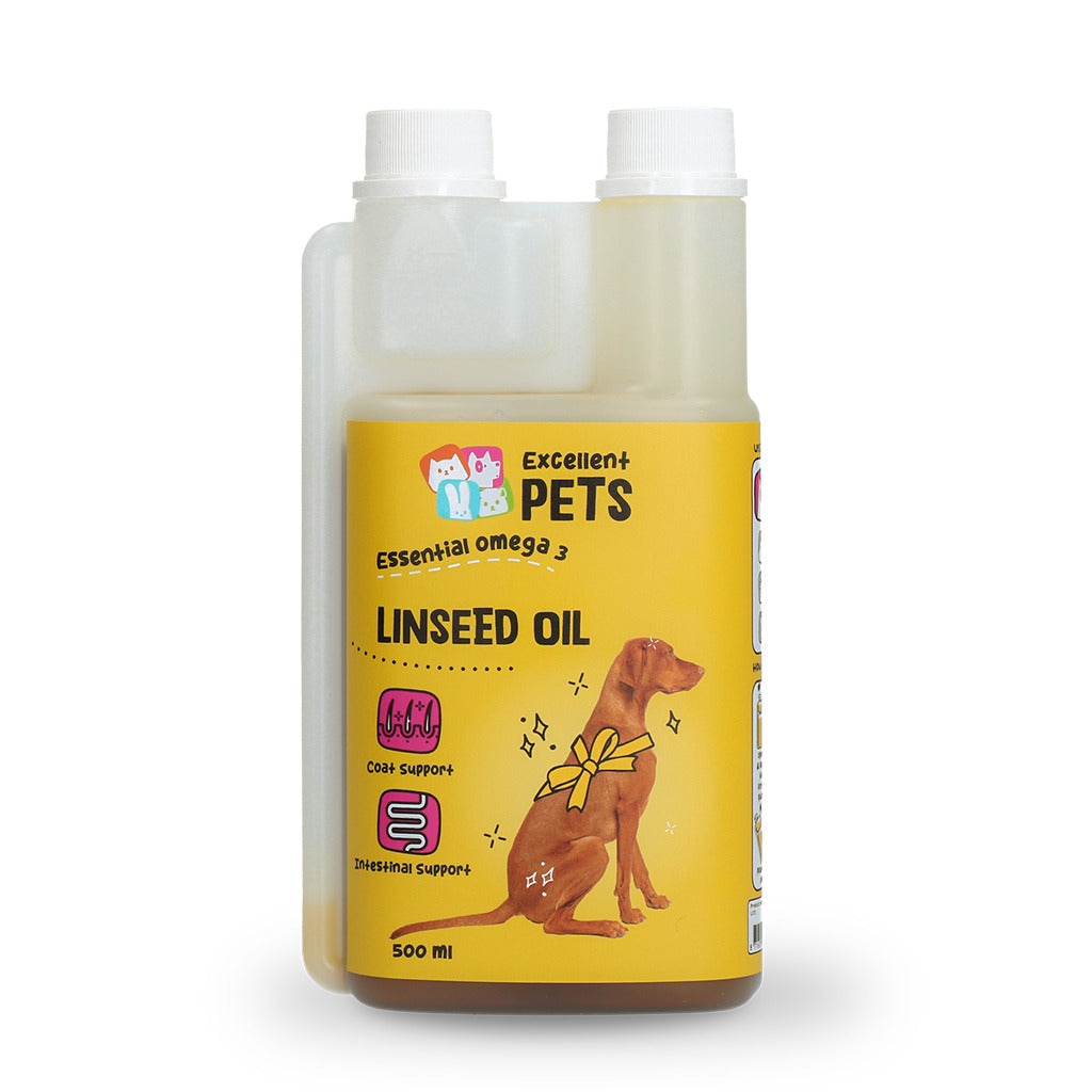 Huile de lin pour chien Excellent Pets 500ml