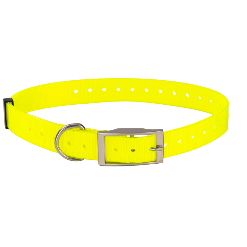 Sangle de collier pour chien étanche - Jaune
