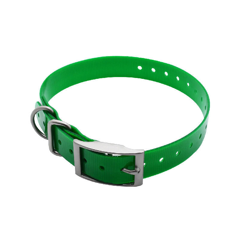 Sangle de collier eSEEK pour chien - Verte